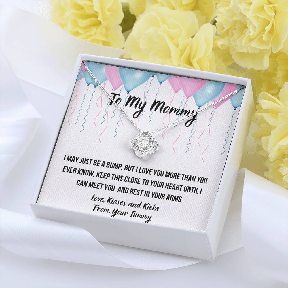 TO MY MOMMY "CELEBRATION" LOVE KNOT NECKLACE GIFT SET - ON CLOUD NINE GIFTS