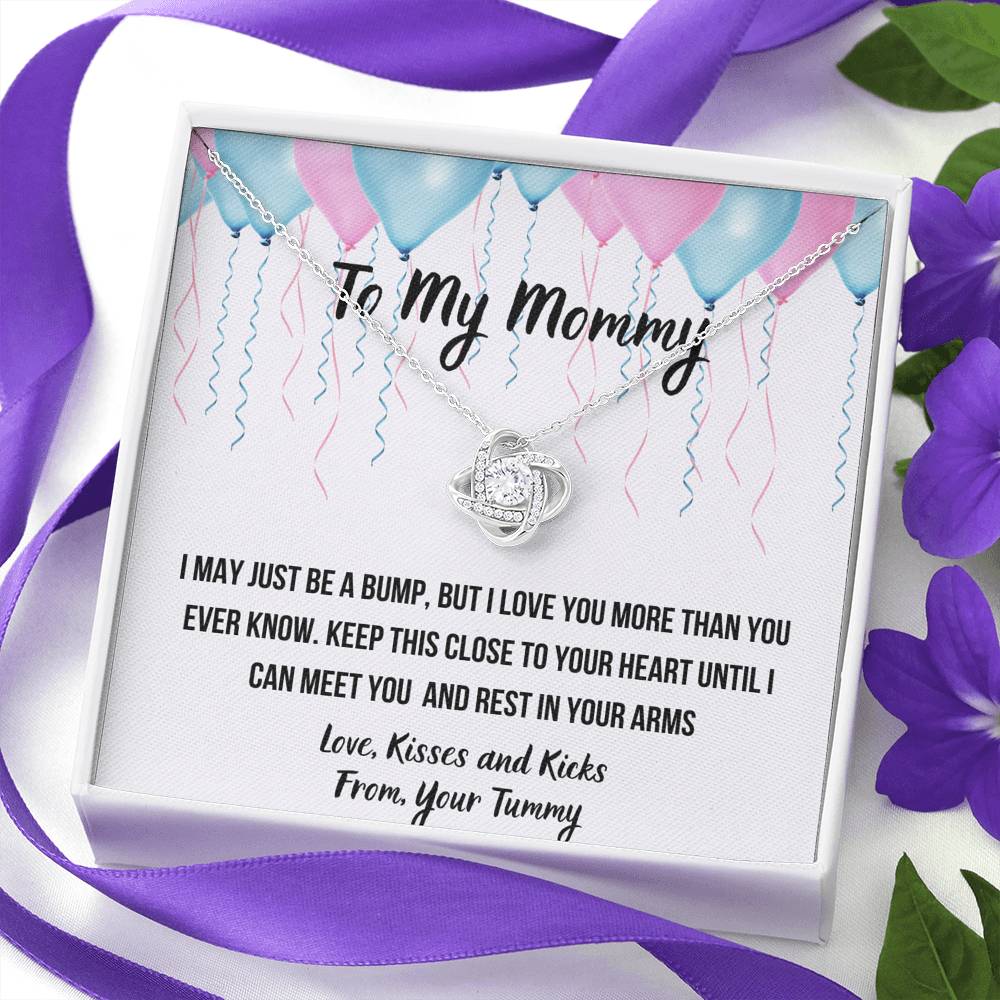 TO MY MOMMY "CELEBRATION" LOVE KNOT NECKLACE GIFT SET - ON CLOUD NINE GIFTS
