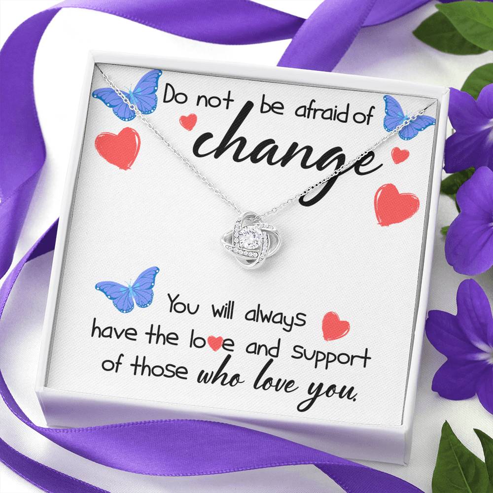 LOVE AND SUPPORT LOVE KNOT NECKLACE GIFT SET - ON CLOUD NINE GIFTS