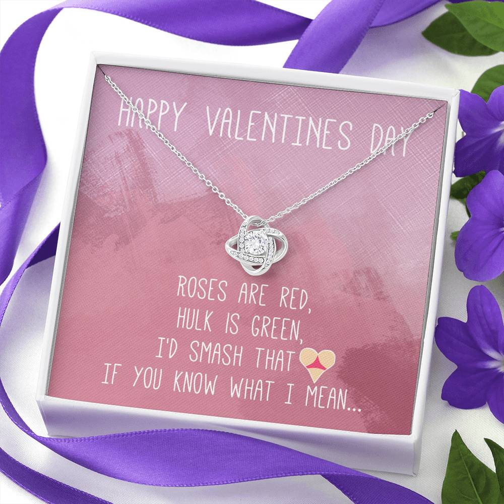 TO MY LOVE "BUTT" LOVE KNOT NECKLACE VALENTINES DAY GIFT SET - ON CLOUD NINE GIFTS