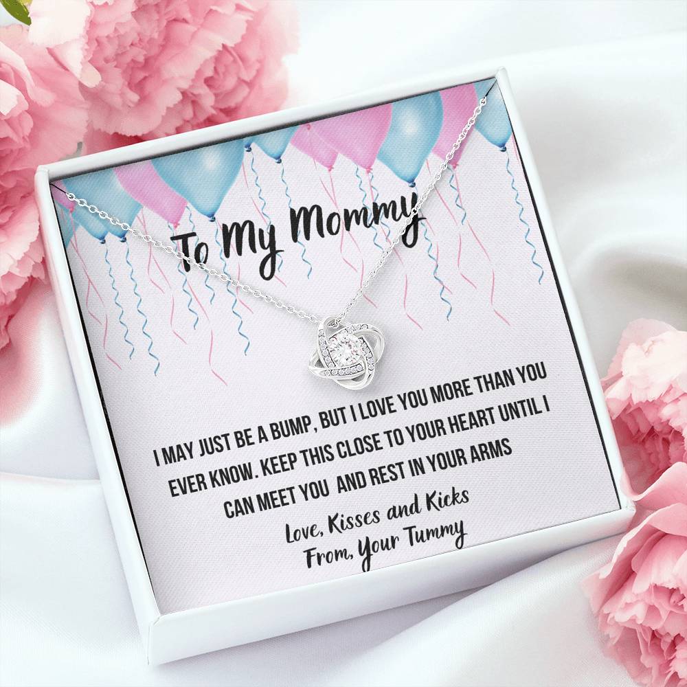 TO MY MOMMY "CELEBRATION" LOVE KNOT NECKLACE GIFT SET - ON CLOUD NINE GIFTS