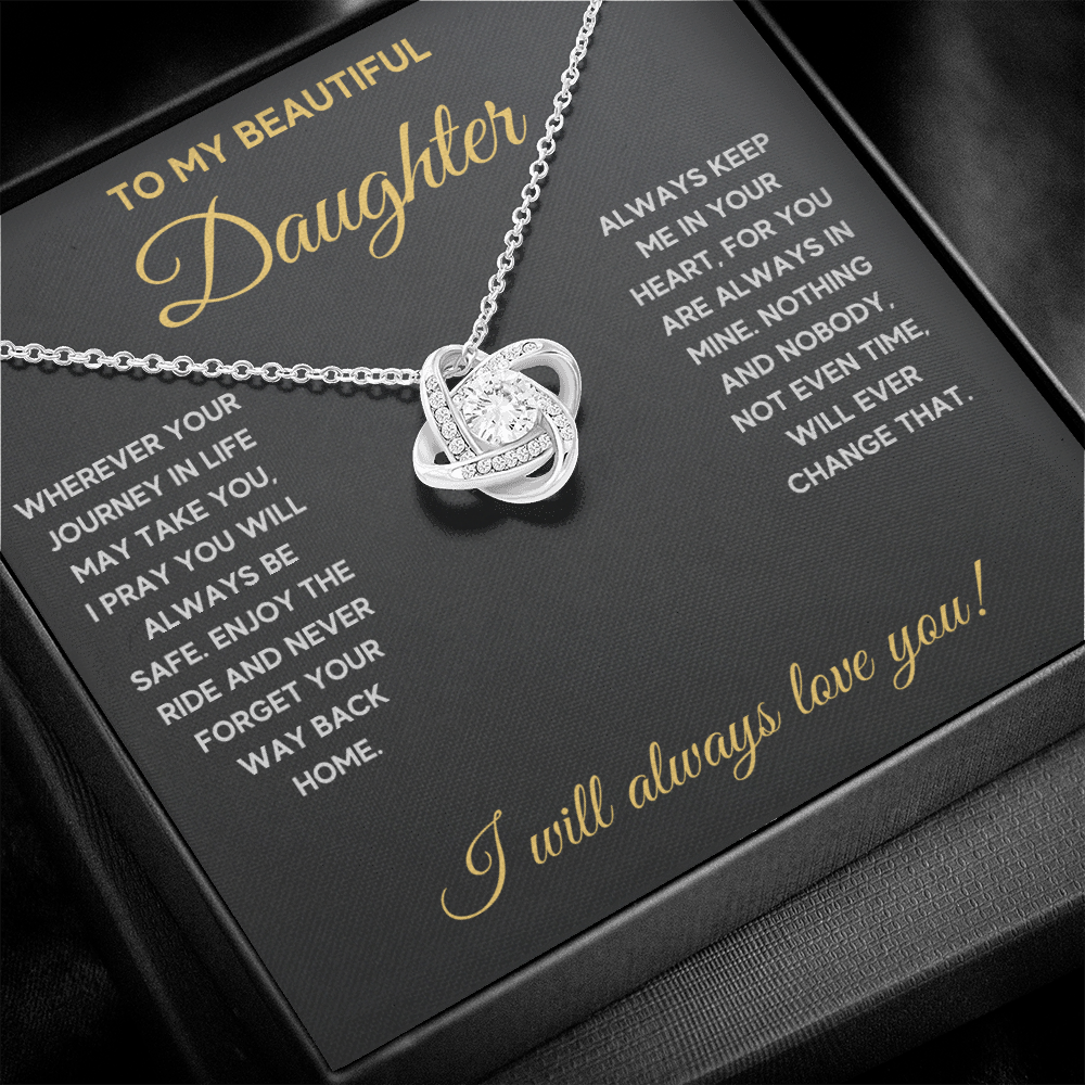 21st birthday gifts for daughter, to my daughter necklace, mother daughter jewelry gold, gift from dad to daughter - ON CLOUD NINE GIFTS
