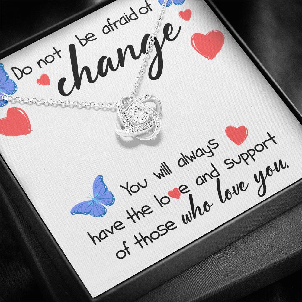 LOVE AND SUPPORT LOVE KNOT NECKLACE GIFT SET - ON CLOUD NINE GIFTS