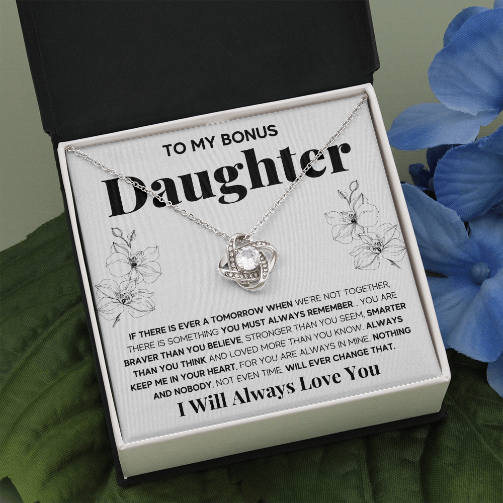 Stepdaughter gifts from stepmom, to my stepdaughter necklace, step daughter gifts from stepdad - ON CLOUD NINE GIFTS