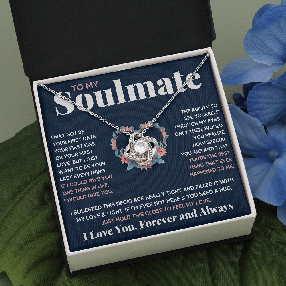 Blue Squeeze Knot Box with Earrings - ON CLOUD NINE GIFTS