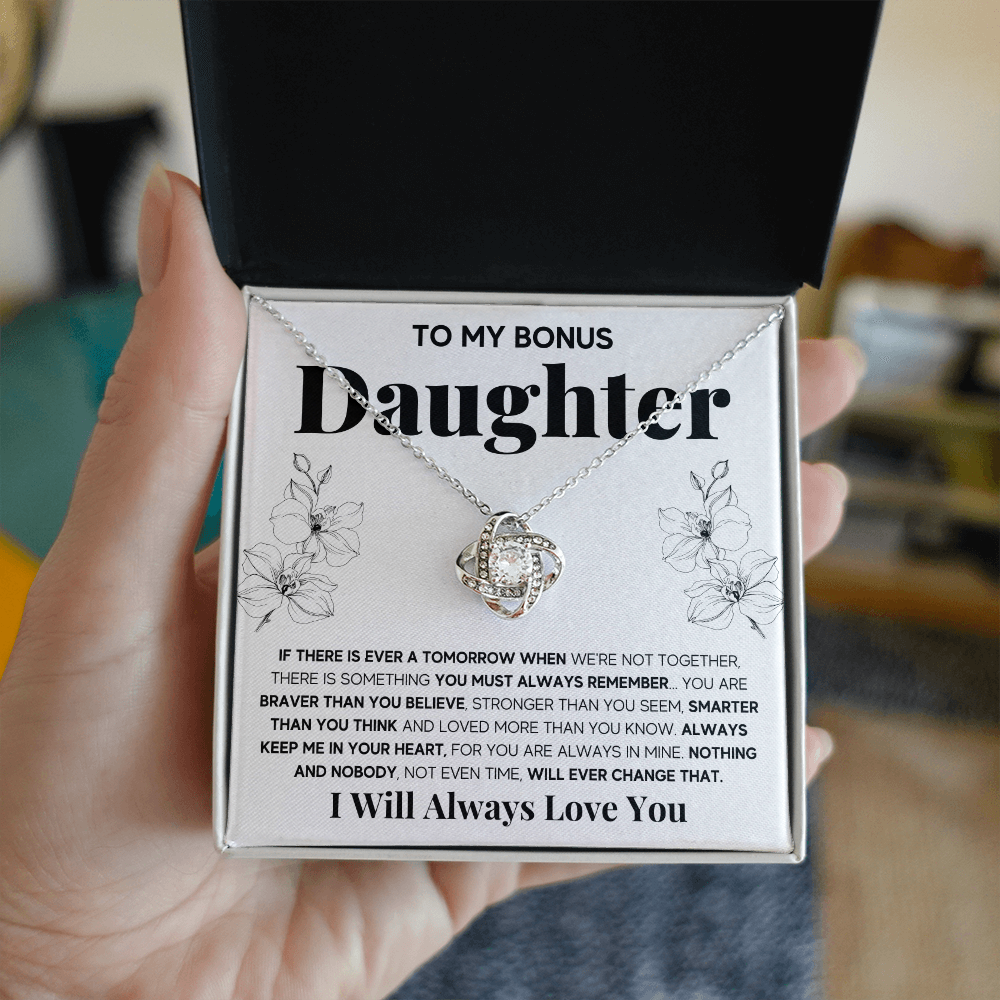 Stepdaughter gifts from stepmom, to my stepdaughter necklace, step daughter gifts from stepdad - ON CLOUD NINE GIFTS