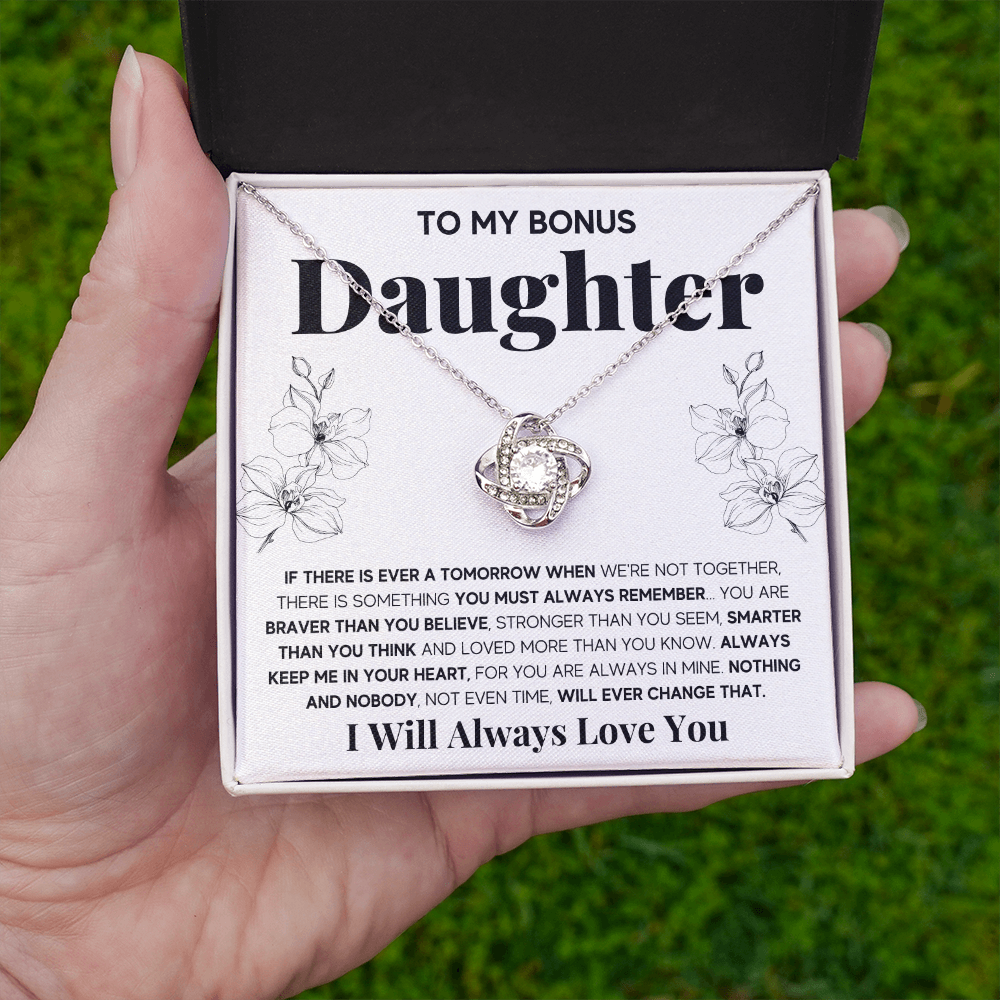 Stepdaughter gifts from stepmom, to my stepdaughter necklace, step daughter gifts from stepdad - ON CLOUD NINE GIFTS