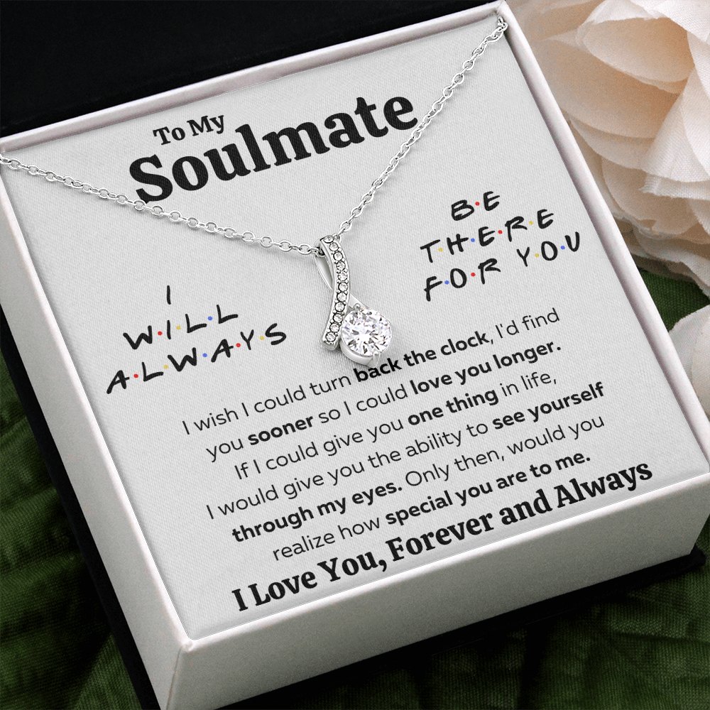 White Friends Alluring Box with Earrings - ON CLOUD NINE GIFTS