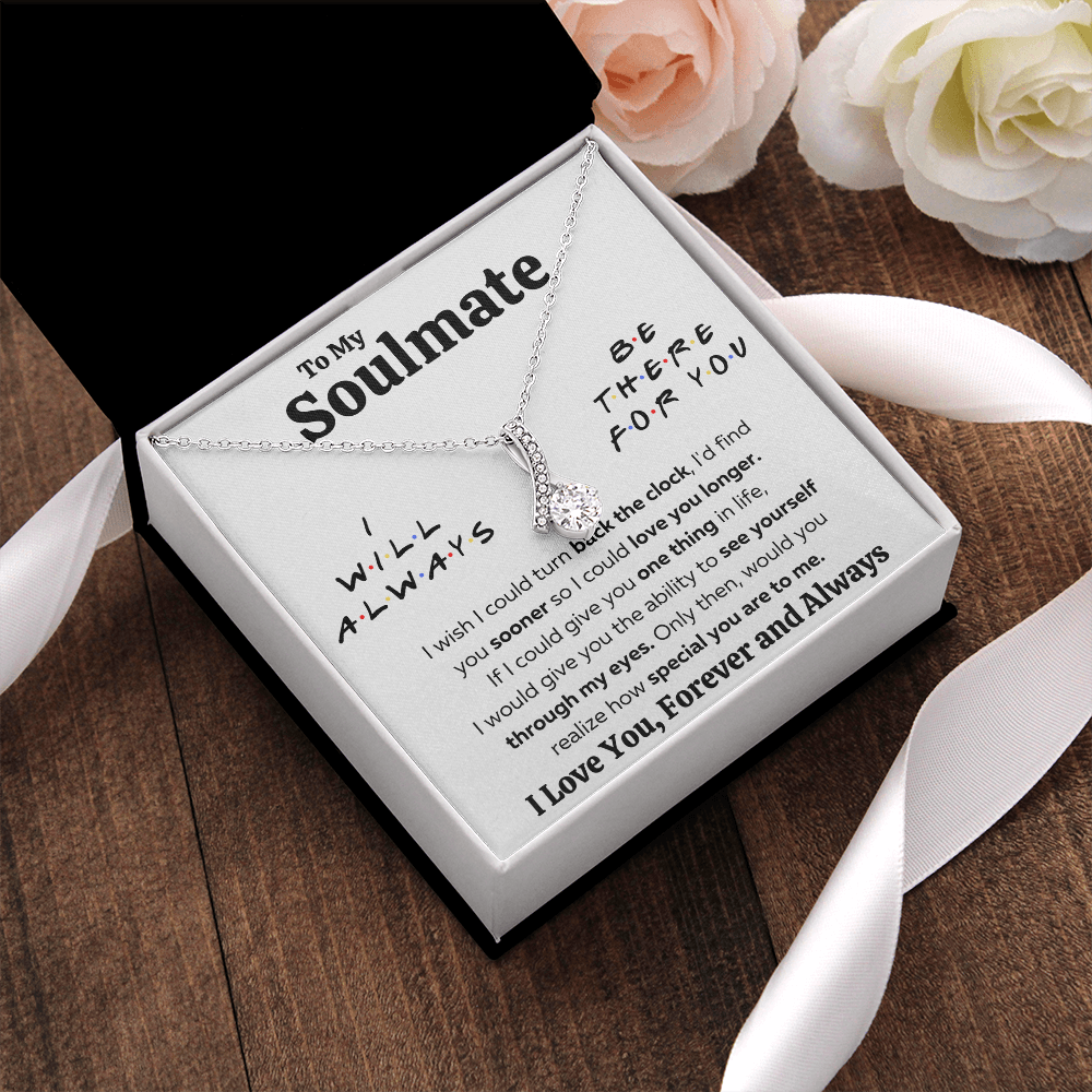 White Friends Alluring Box with Earrings - ON CLOUD NINE GIFTS