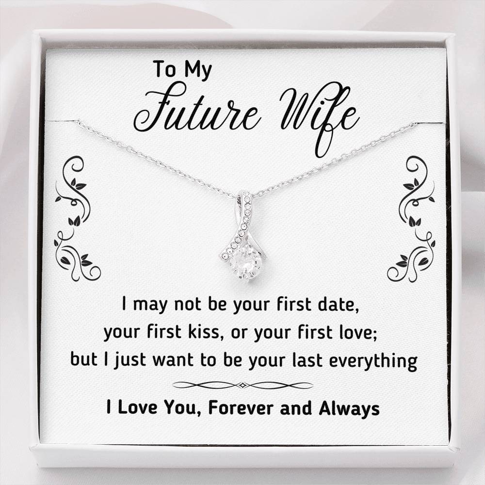 TO MY FUTURE WIFE ALLURING BEAUTY NECKLACE | MESSAGE CARD | GIFT BOX - ON CLOUD NINE GIFTS