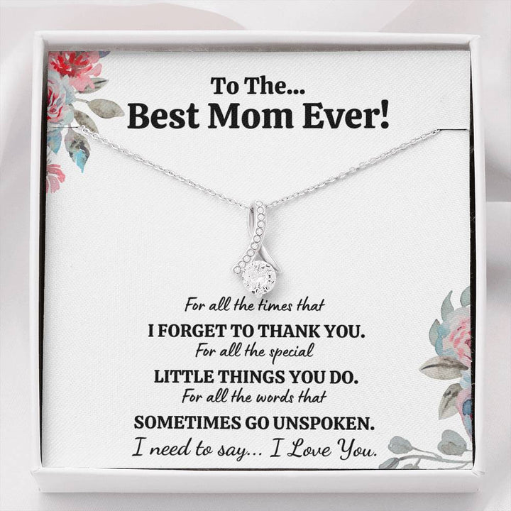 Mom Gifts – To My Mom, Greatest Mom – Alluring Beauty Necklace Pendant –  Jewelry For Mom, Her-Best Gift Ideas For Anniversary Birthday Christmas  BV54 – HomeWix