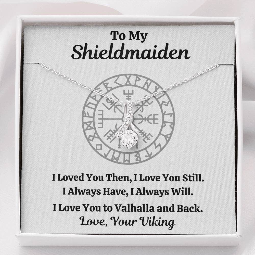 TO MY SHIELDMAIDEN "ALWAYS WILL" ALLURING BEAUTY NECKLACE GIFT SET - ON CLOUD NINE GIFTS