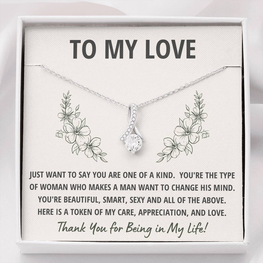 TO MY LOVE "TOKEN" ALLURING BEAUTY NECKLACE GIFT SET - ON CLOUD NINE GIFTS