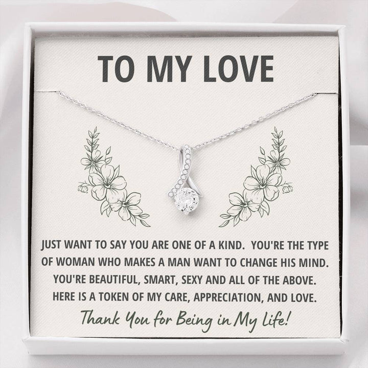 TO MY LOVE "TOKEN" ALLURING BEAUTY NECKLACE GIFT SET - ON CLOUD NINE GIFTS
