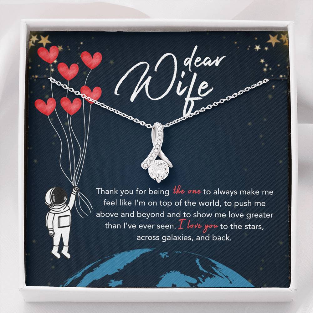 DEAR WIFE "STARS" ALLURING BEAUTY NECKLACE GIFT SET - ON CLOUD NINE GIFTS