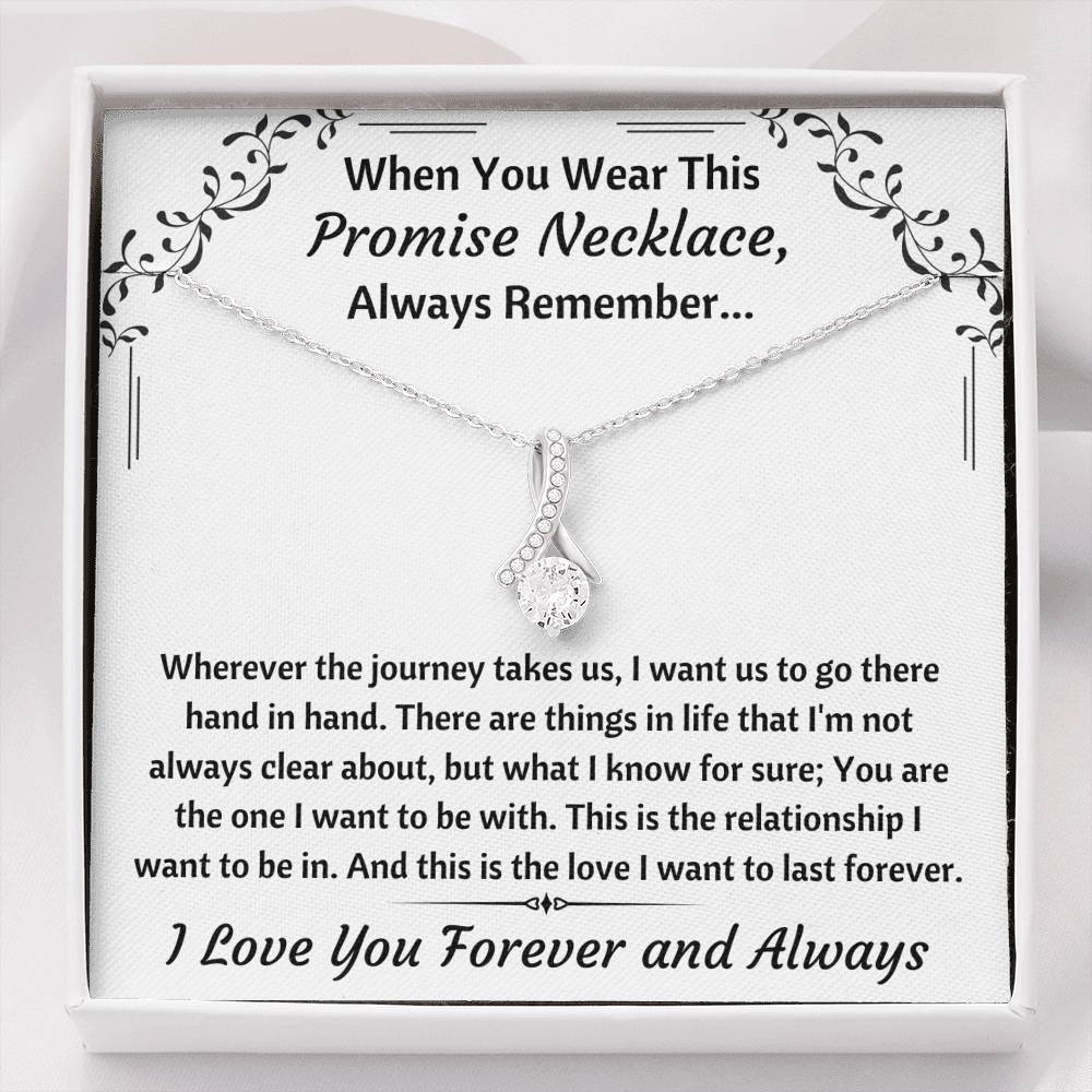 TO MY LOVE "PROMISE NECKLACE" ALLURING BEAUTY NECKLACE GIFT SET - ON CLOUD NINE GIFTS
