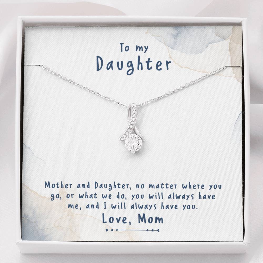 TO MY DAUGHTER "NO MATTER" ALLURING BEAUTY NECKLACE GIFT SET - ON CLOUD NINE GIFTS