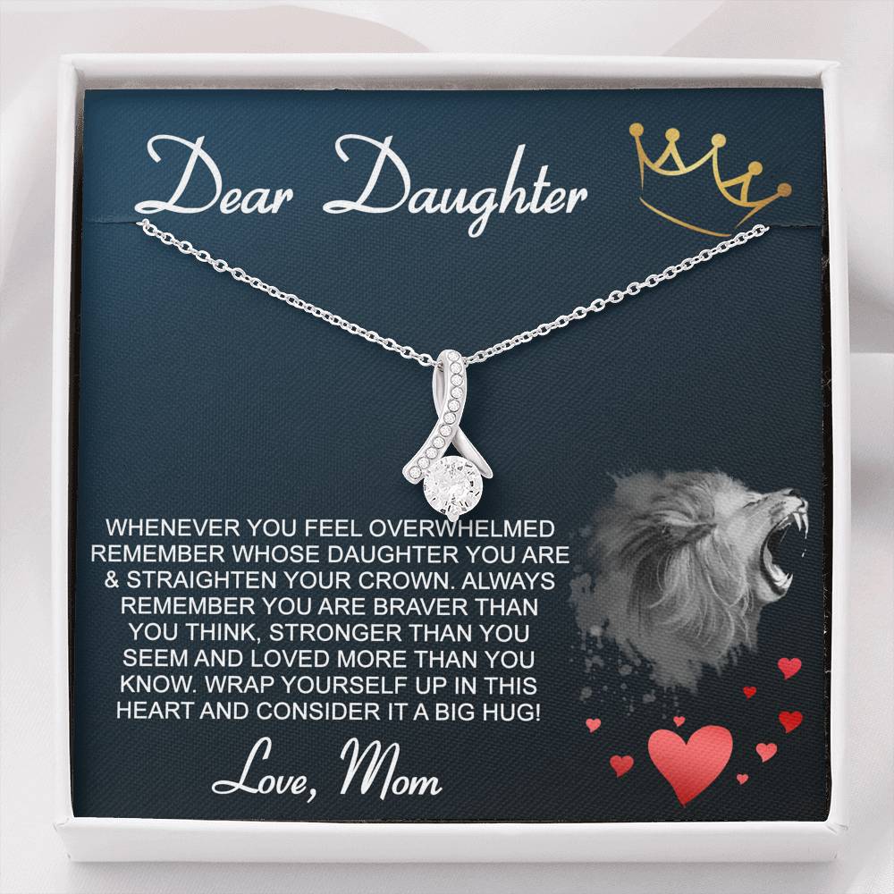 DEAR DAUGHTER "CROWN" ALLURING BEAUTY NECKLACE GIFT SET - ON CLOUD NINE GIFTS