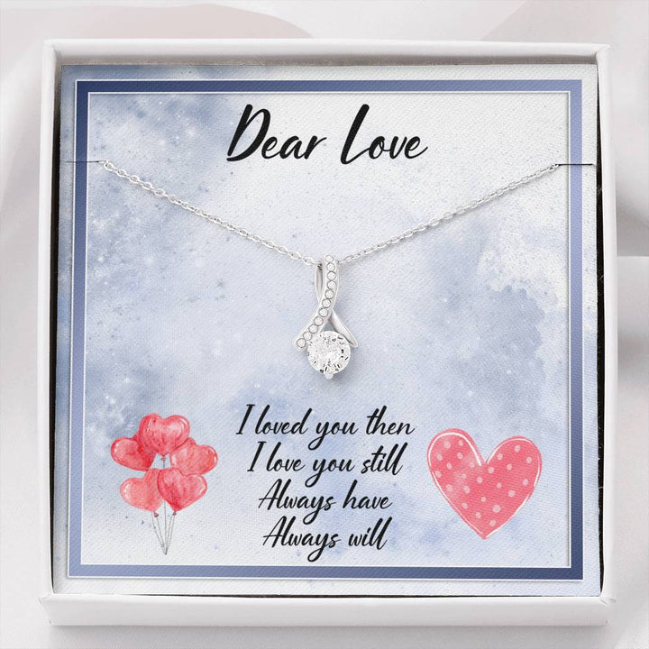 DEAR WIFE "LOVE YOU STILL" ALLURING BEAUTY NECKLACE GIFT SET - ON CLOUD NINE GIFTS