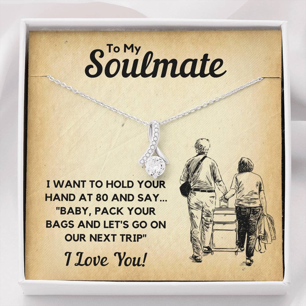 TO MY SOULMATE BAGS ALLURING BEAUTY NECKLACE GIFT SET - ON CLOUD NINE GIFTS