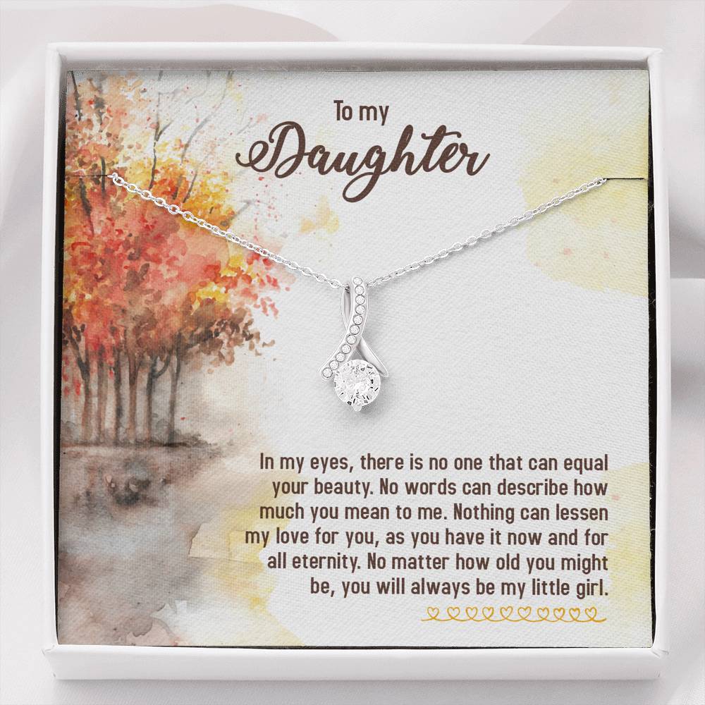TO MY DAUGHTER "EQUAL YOUR BEAUTY - FALL" ALLURING BEAUTY NECKLACE GIFT SET - ON CLOUD NINE GIFTS