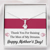 TO MY FUTURE MOTHER IN LAW MAN OF MY DREAMS ALLURING BEAUTY NECKLACE GIFT SET - ON CLOUD NINE GIFTS
