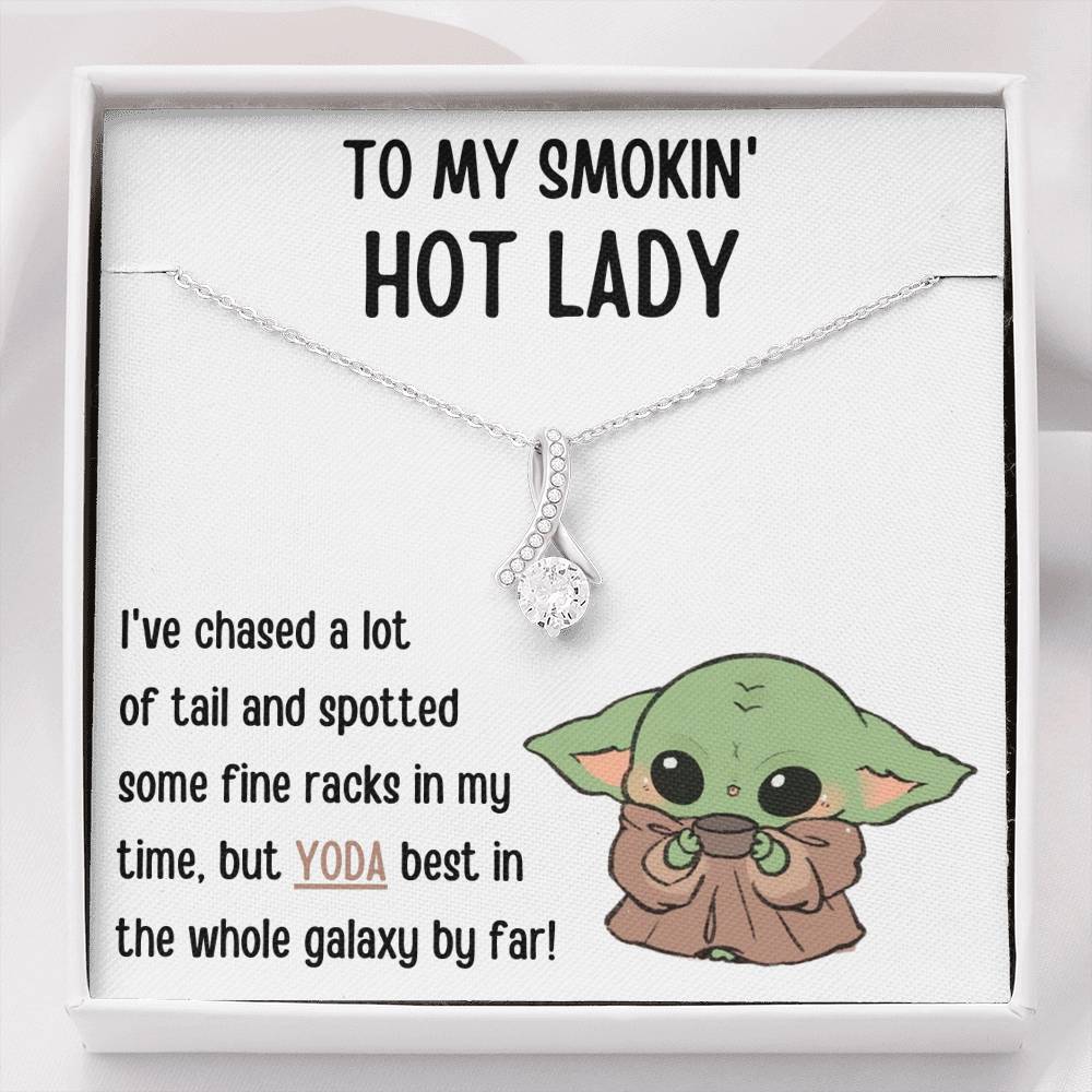 TO MY SMOKIN HOT LADY "TAIL- GALAXY" ALLURING BEAUTY NECKLACE GIFT SET - ON CLOUD NINE GIFTS