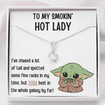 TO MY SMOKIN HOT LADY "TAIL- GALAXY" ALLURING BEAUTY NECKLACE GIFT SET - ON CLOUD NINE GIFTS