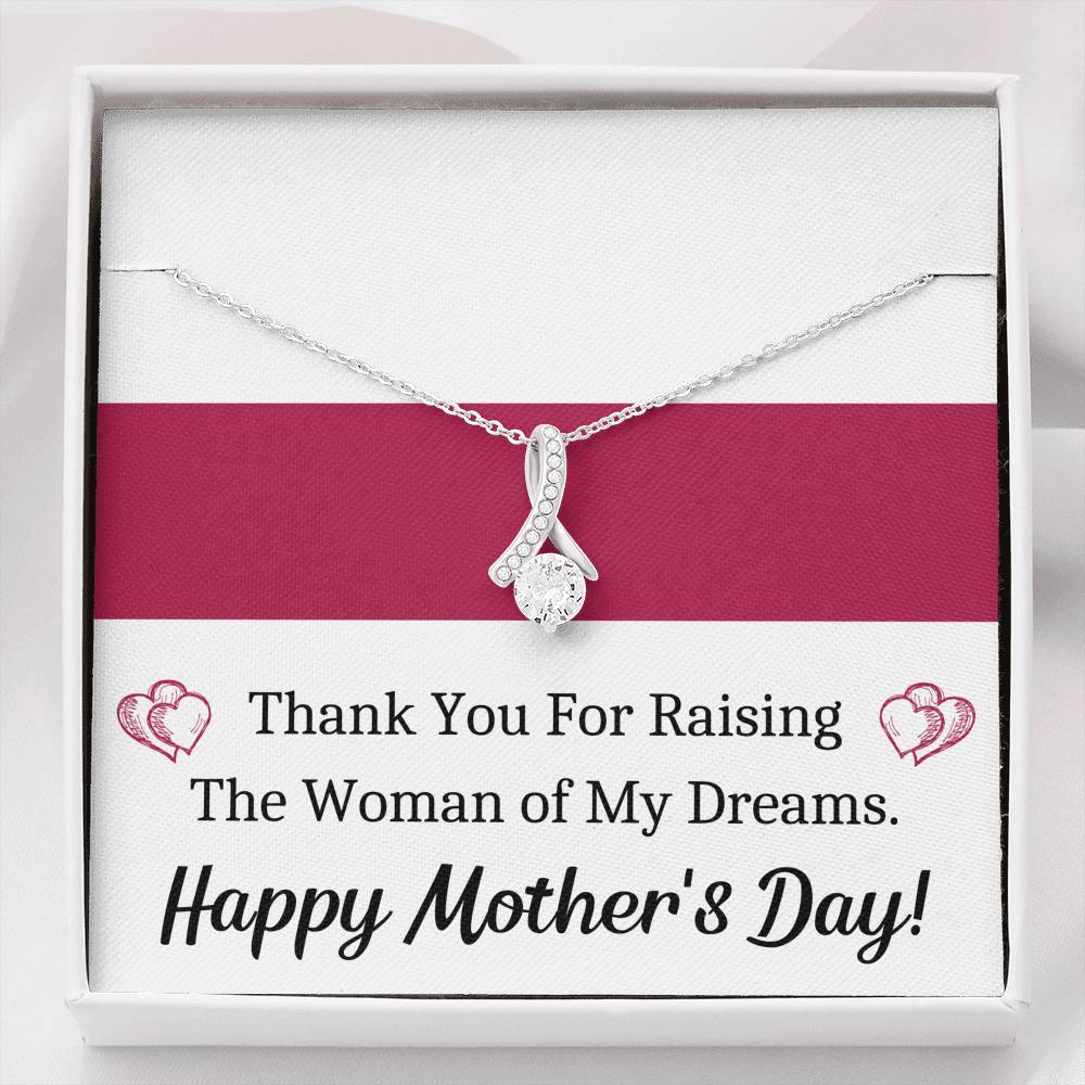 TO MY FUTURE MOTHER IN LAW WOMAN OF MY DREAMS ALLURING BEAUTY NECKLACE GIFT SET - ON CLOUD NINE GIFTS
