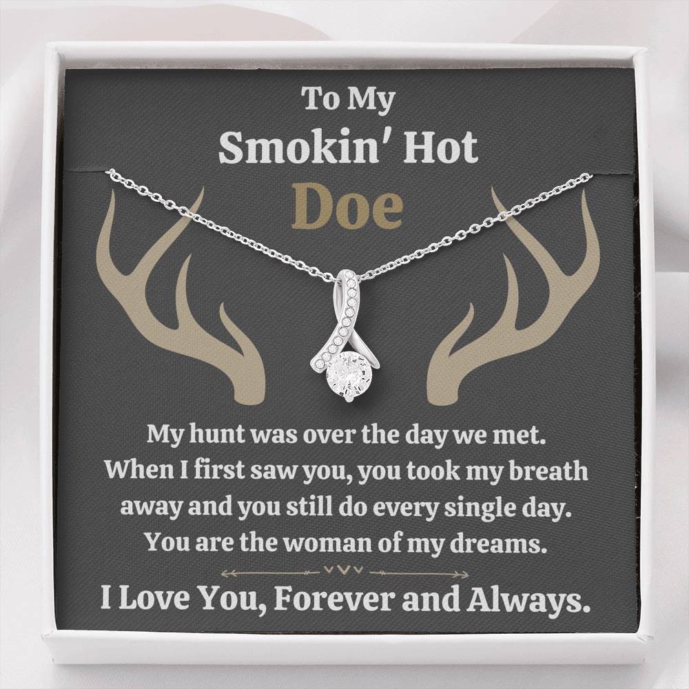 TO MY SMOKIN HOT DOE "DREAMS - DARK" ALLURING BEAUTY NECKLACE GIFT SET - ON CLOUD NINE GIFTS