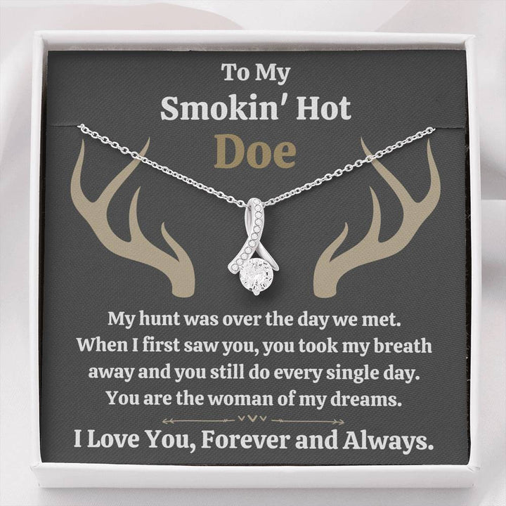 TO MY SMOKIN HOT DOE "DREAMS - DARK" ALLURING BEAUTY NECKLACE GIFT SET - ON CLOUD NINE GIFTS
