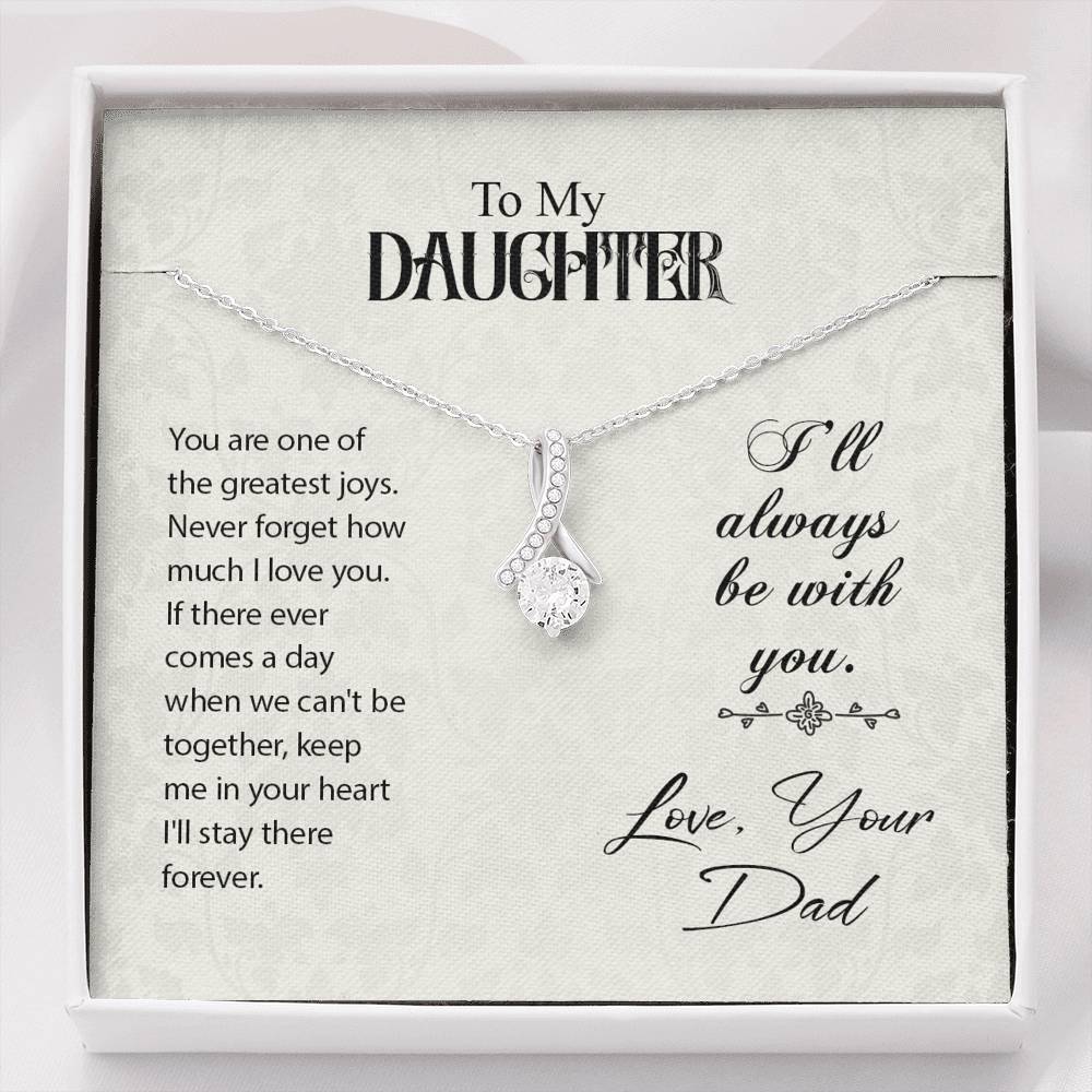 TO MY DAUGHTER "GREATEST JOYS" ALLURING BEAUTY NECKLACE GIFT SET - ON CLOUD NINE GIFTS