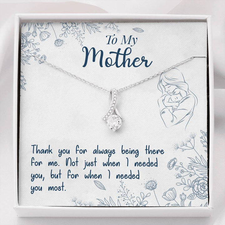 TO MY MOTHER "NEEDED-SO" ALLURING BEAUTY NECKLACE GIFT SET - ON CLOUD NINE GIFTS