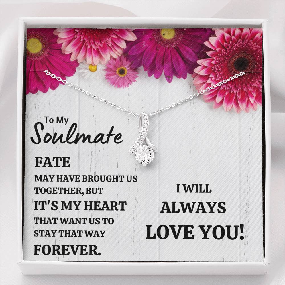 TO MY SOULMATE "IT'S MY HEART" ALLURING BEAUTY NECKLACE GIFT SET - ON CLOUD NINE GIFTS