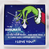 TO MY SOULMATE "THREE SIZES HAPPIER - TREE" ALLURING BEAUTY NECKLACE GIFT SET - ON CLOUD NINE GIFTS