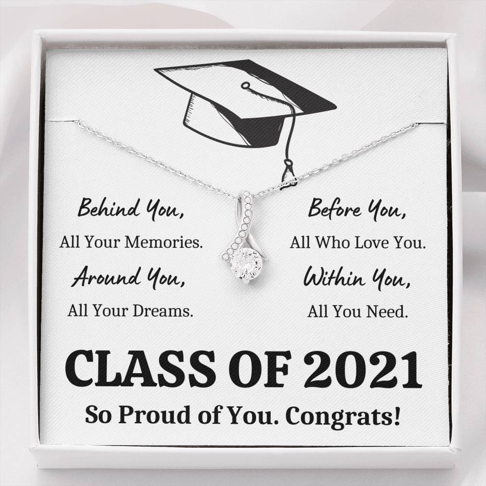 GRADUATION ALL YOU NEED ALLURING BEAUTY NECKLACE GIFT SET - ON CLOUD NINE GIFTS