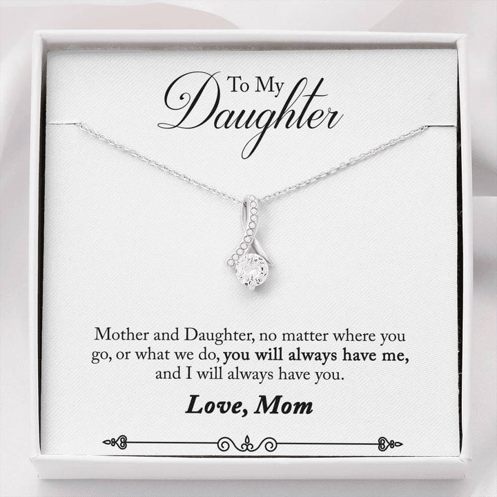 TO MY DAUGHTER "HAVE YOU - SO" ALLURING BEAUTY NECKLACE GIFT SET - ON CLOUD NINE GIFTS