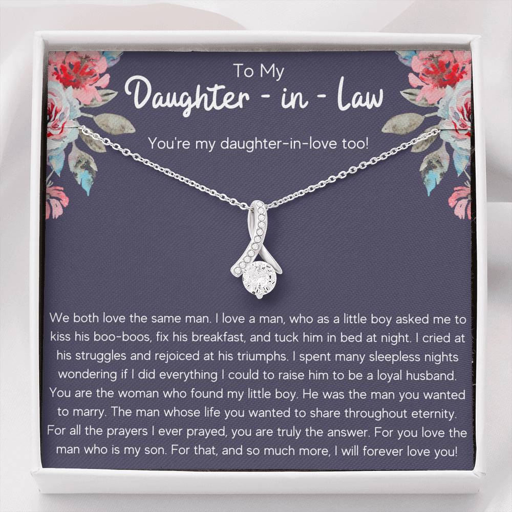 TO MY DAUGHTER-IN-LAW TRIUMPHS ALLURING BEAUTY NECKLACE GIFT SET - ON CLOUD NINE GIFTS