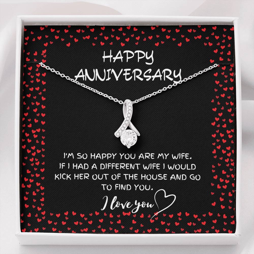 HAPPY ANNIVERSARY ALLURING BEAUTY NECKLACE GIFT SET - ON CLOUD NINE GIFTS