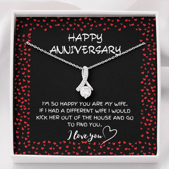 HAPPY ANNIVERSARY ALLURING BEAUTY NECKLACE GIFT SET - ON CLOUD NINE GIFTS