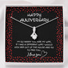 HAPPY ANNIVERSARY ALLURING BEAUTY NECKLACE GIFT SET - ON CLOUD NINE GIFTS