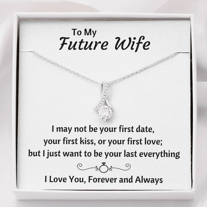 TO MY FUTURE WIFE "LAST EVERYTHING" ALLURING BEAUTY NECKLACE GIFT SET - ON CLOUD NINE GIFTS
