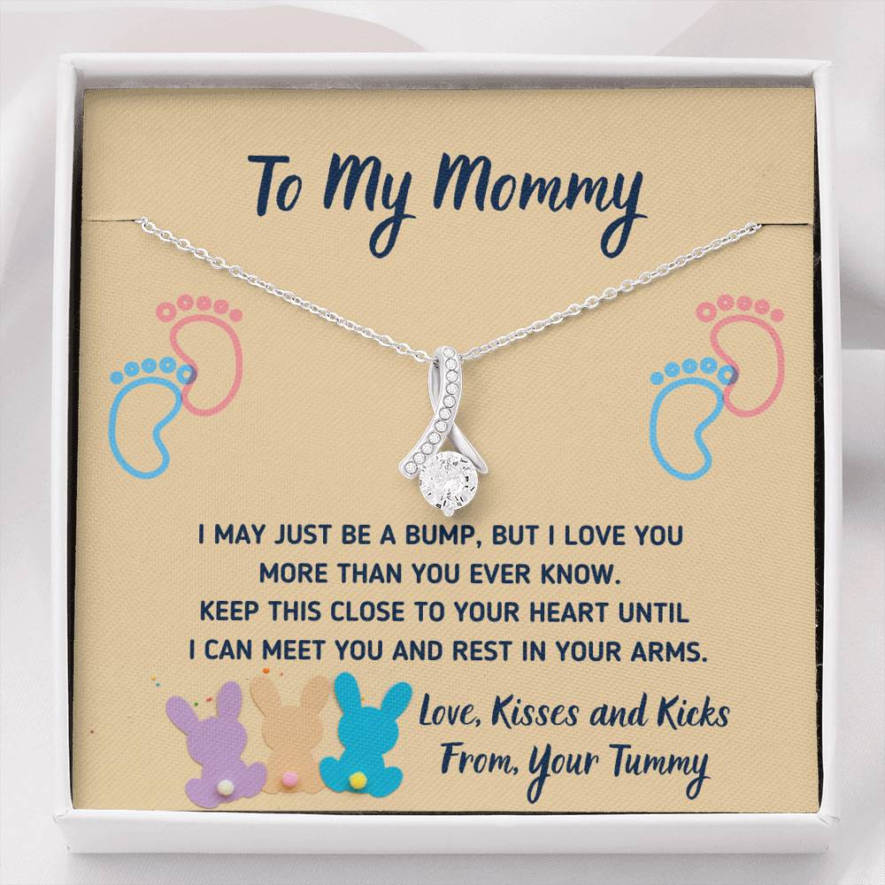 TO MY MOMMY "CUTE BUNNIES" ALLURING BEAUTY NECKLACE GIFT SET - ON CLOUD NINE GIFTS