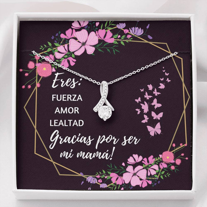 GRACIAS POR SER MI MAMA ALLURING BEAUTY NECKLACE GIFT SET - ON CLOUD NINE GIFTS