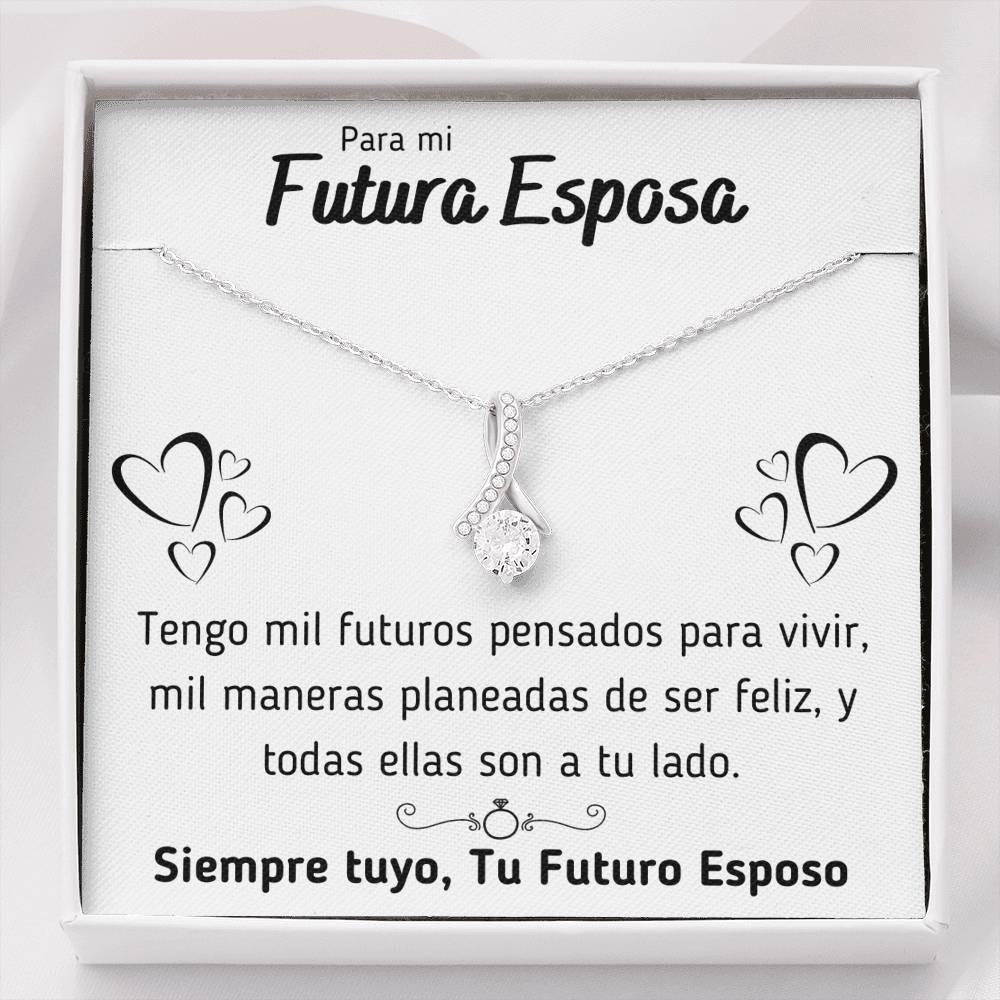 PARA MI FUTURA ESPOSA "MIL MANERAS" ALLURING BEAUTY NECKLACE GIFT SET - ON CLOUD NINE GIFTS