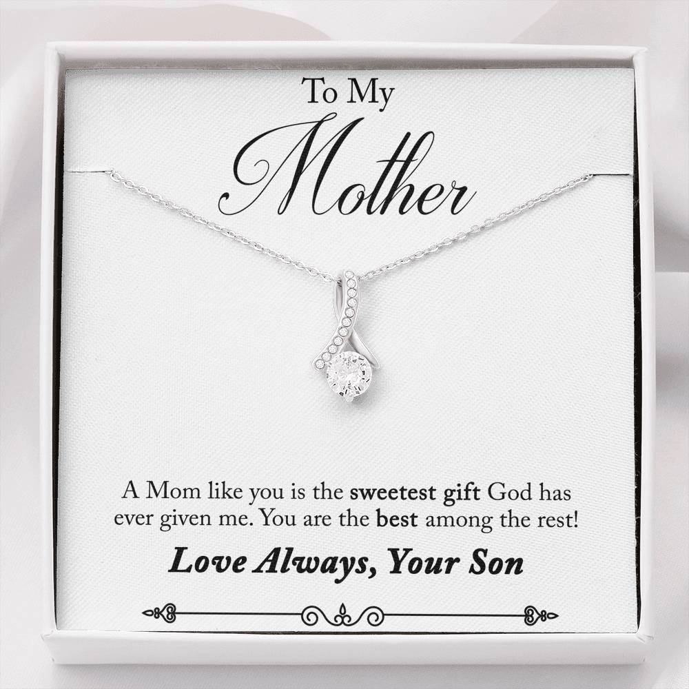 TO MY MOTHER "AMONG THE REST - SO" ALLURING BEAUTY NECKLACE GIFT SET - ON CLOUD NINE GIFTS