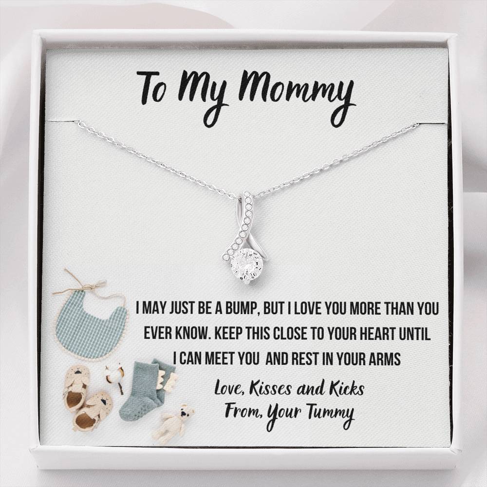 TO MY MOMMY "BABY FASHION" ALLURING BEAUTY NECKLACE GIFT SET - ON CLOUD NINE GIFTS