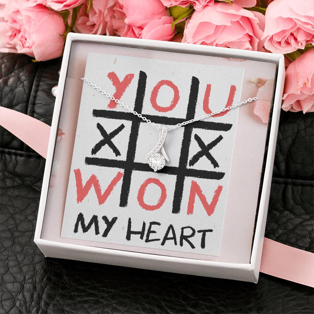 TO MY LOVE "TIC TAC TOE" ALLURING BEAUTY NECKLACE VALENTINES DAY GIFT SET - ON CLOUD NINE GIFTS