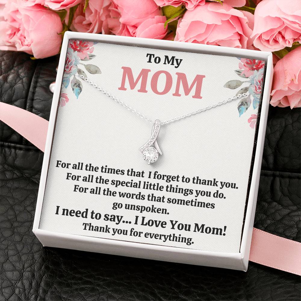 TO MY MOM "FOR ALL" ALLURING BEAUTY NECKLACE GIFT SET - ON CLOUD NINE GIFTS