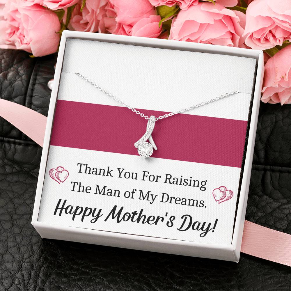 TO MY FUTURE MOTHER IN LAW MAN OF MY DREAMS ALLURING BEAUTY NECKLACE GIFT SET - ON CLOUD NINE GIFTS